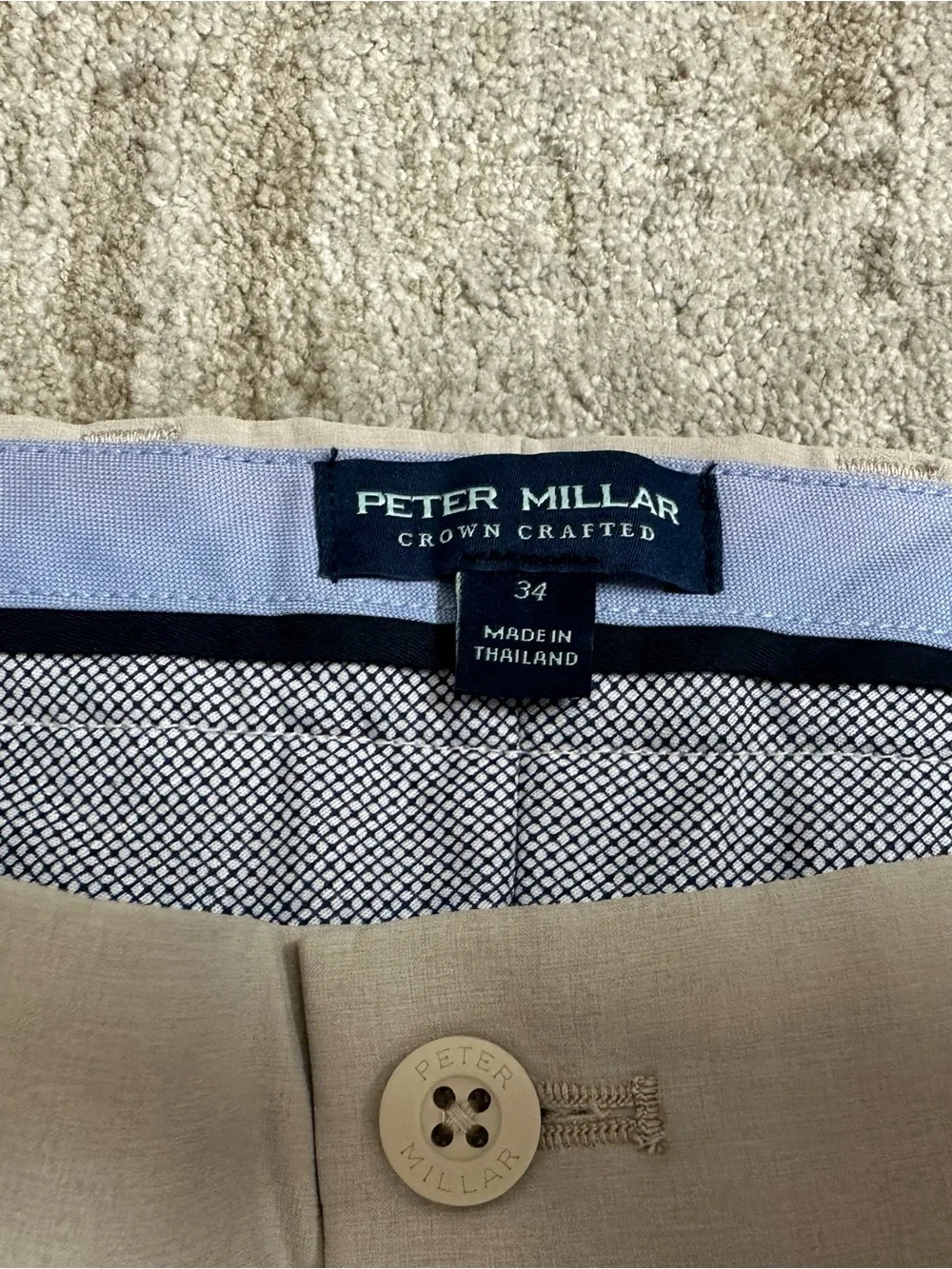 Peter Millar Stone Flat-Front Performance Shorts